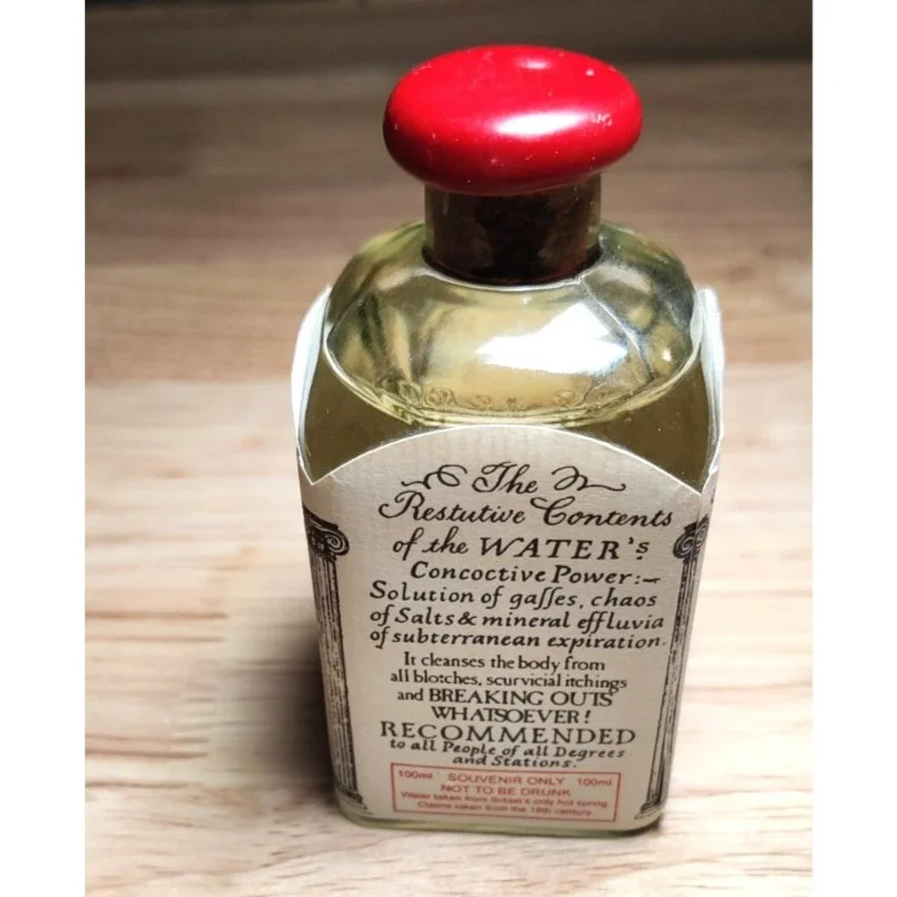 Vintage The Most Sovereign Restorative Bath Waters - Rare - England 100ml 3.4oz